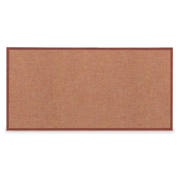 Combo Board, 60"x36", Satin Frame/Black Porcelain & Rubber
